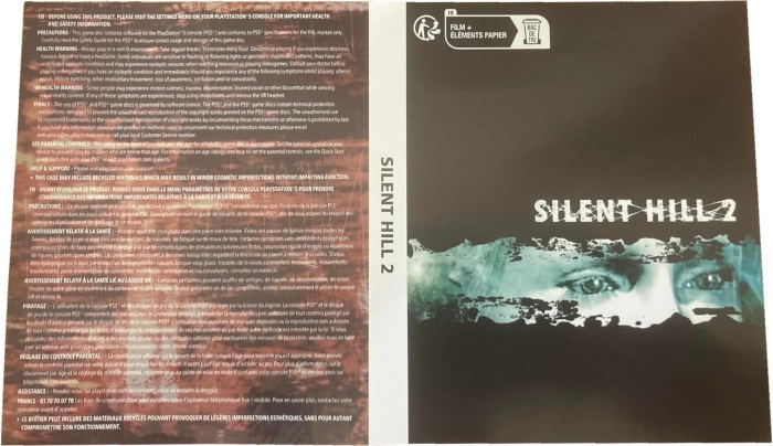 Reverse of cover inlay