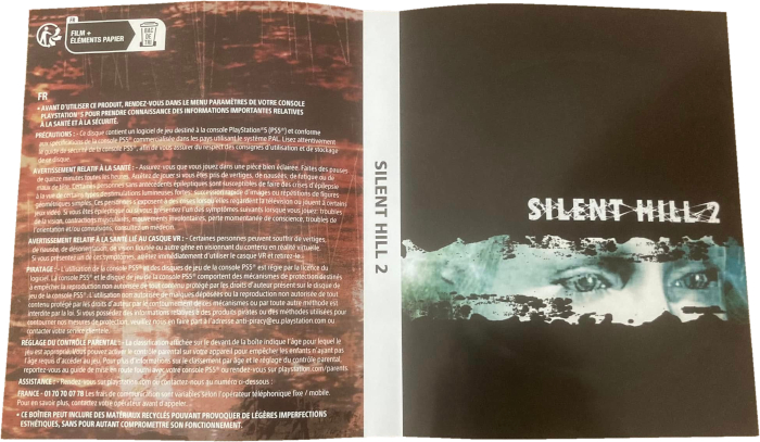 Reverse of cover inlay