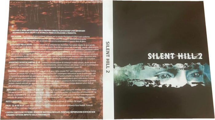 Reverse of cover inlay