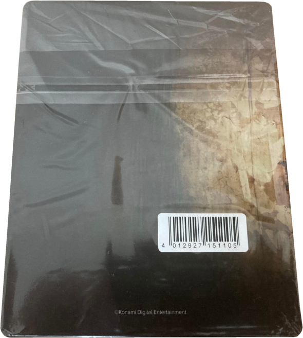 Back of Game pre-order steelbook with barcode sticker