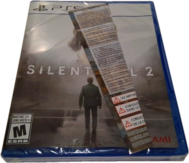 Front of copy with double insert