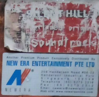 Close-up of stickers