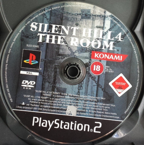 Silent Hill 4 The Room disc