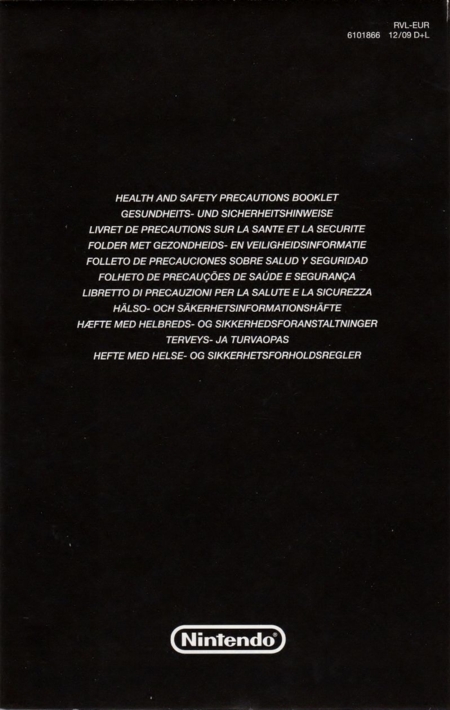 Precautions booklet