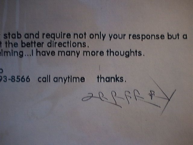 Director's signature
