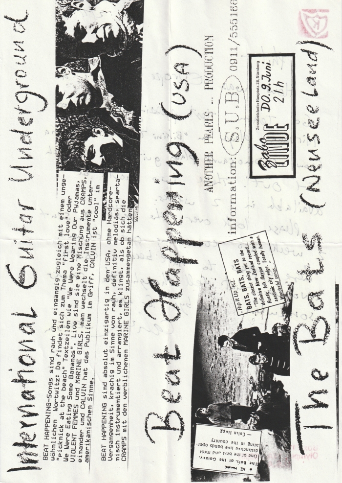 Copy 1, back of letter