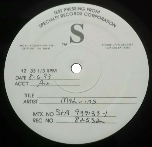 Copy 1, side A label
